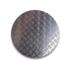 Ronde antislip vloerplaat van aluminium
